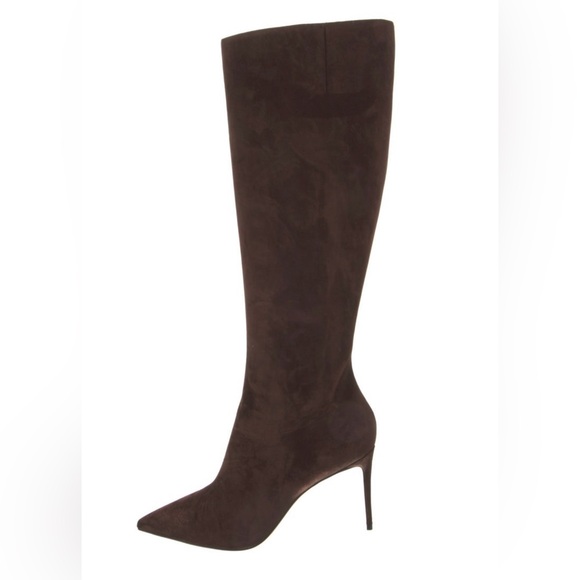 Christian Louboutin brown suede SO Kateknee high 85 boots